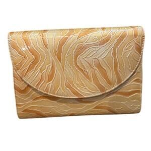 Stunning Vintage Bellini Golden Sable Textured Animal Print Cross Body Bag